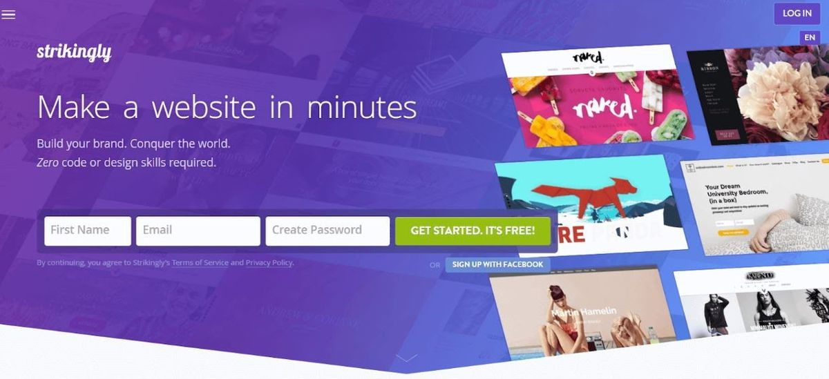 Strikingly sign up Strikingly sign up